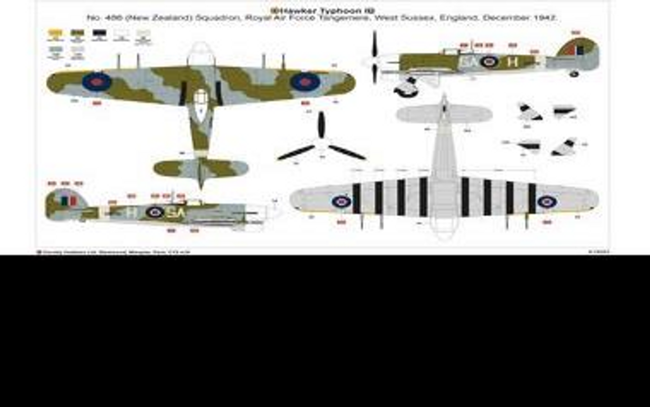 Airfix A19003 Hawker Typhoon Mk.1B - Car Door 1:24 Scale Model Kit