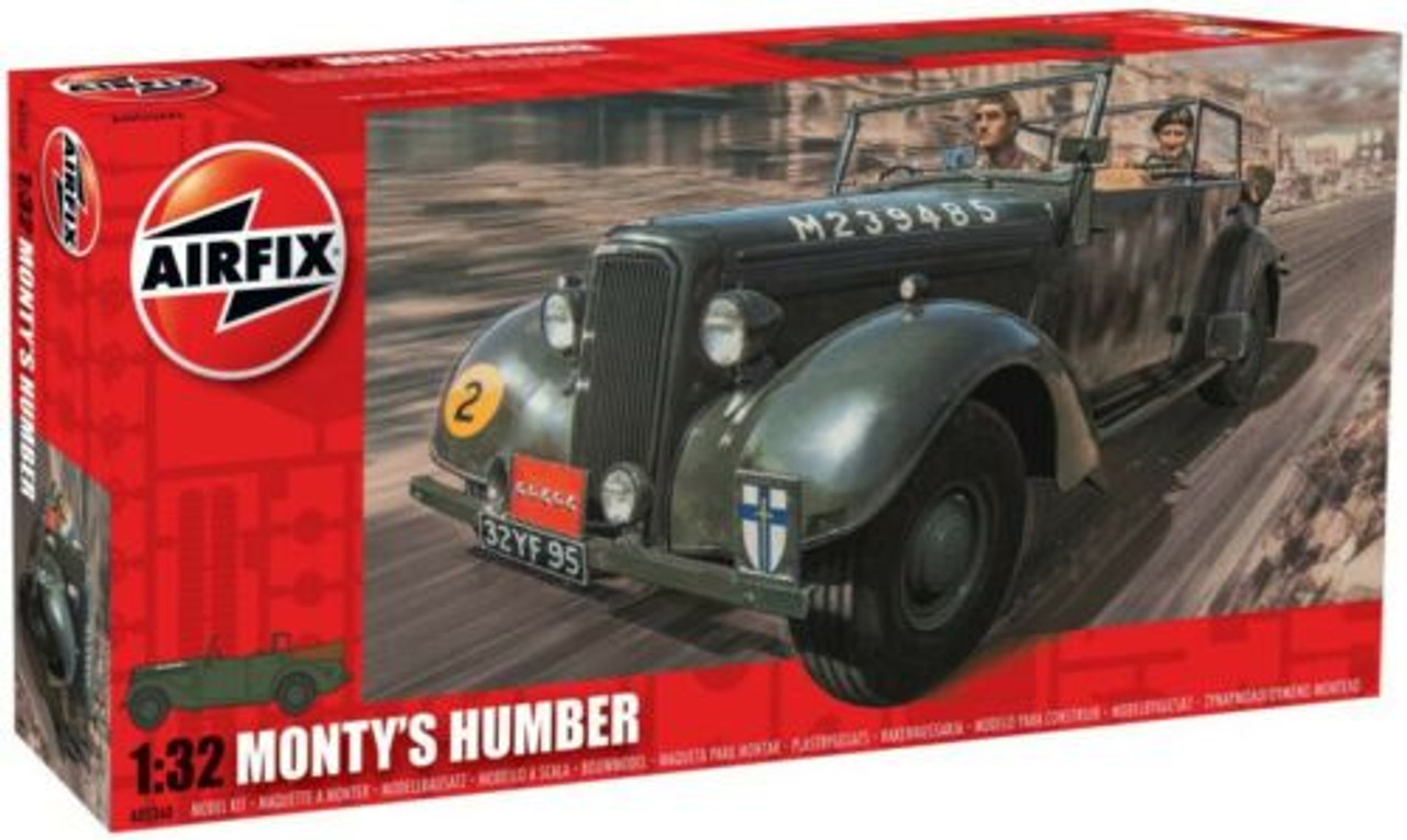 Airfix A05360 Monty's Humber Snipe Staff Car 1:32 Scale Model Kit