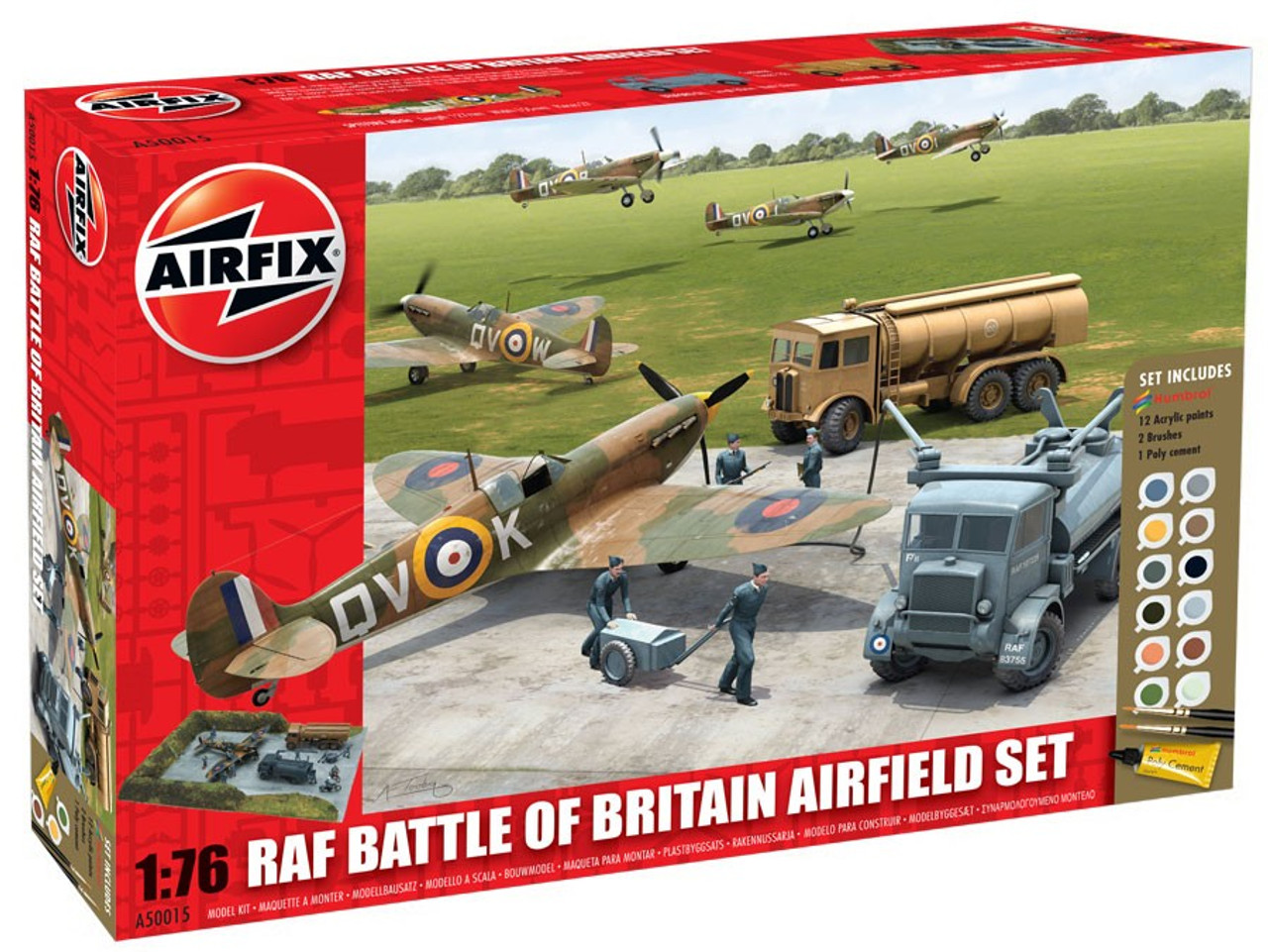Airfix A50015 RAF Battle of Britain Airfield Set 1:72 Scale Model Kit