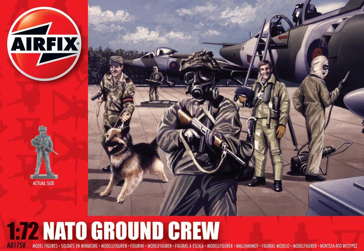 Airfix A01758 Nato Ground Crew  1:72 Scale Figures