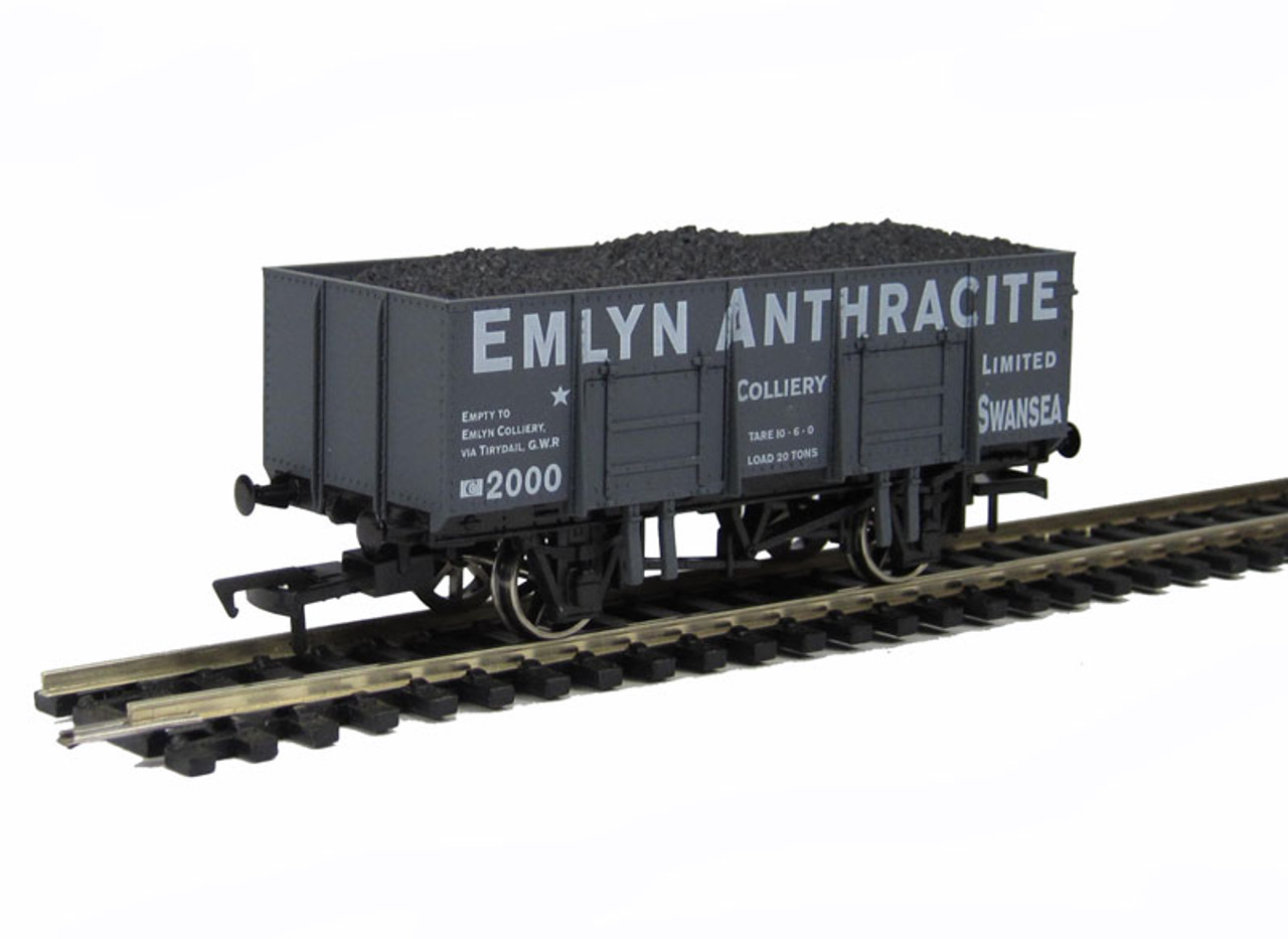 Dapol 4F-038-001 Emlyn Anthracite 20t Mineral OO Gauge Model Railway Accessories