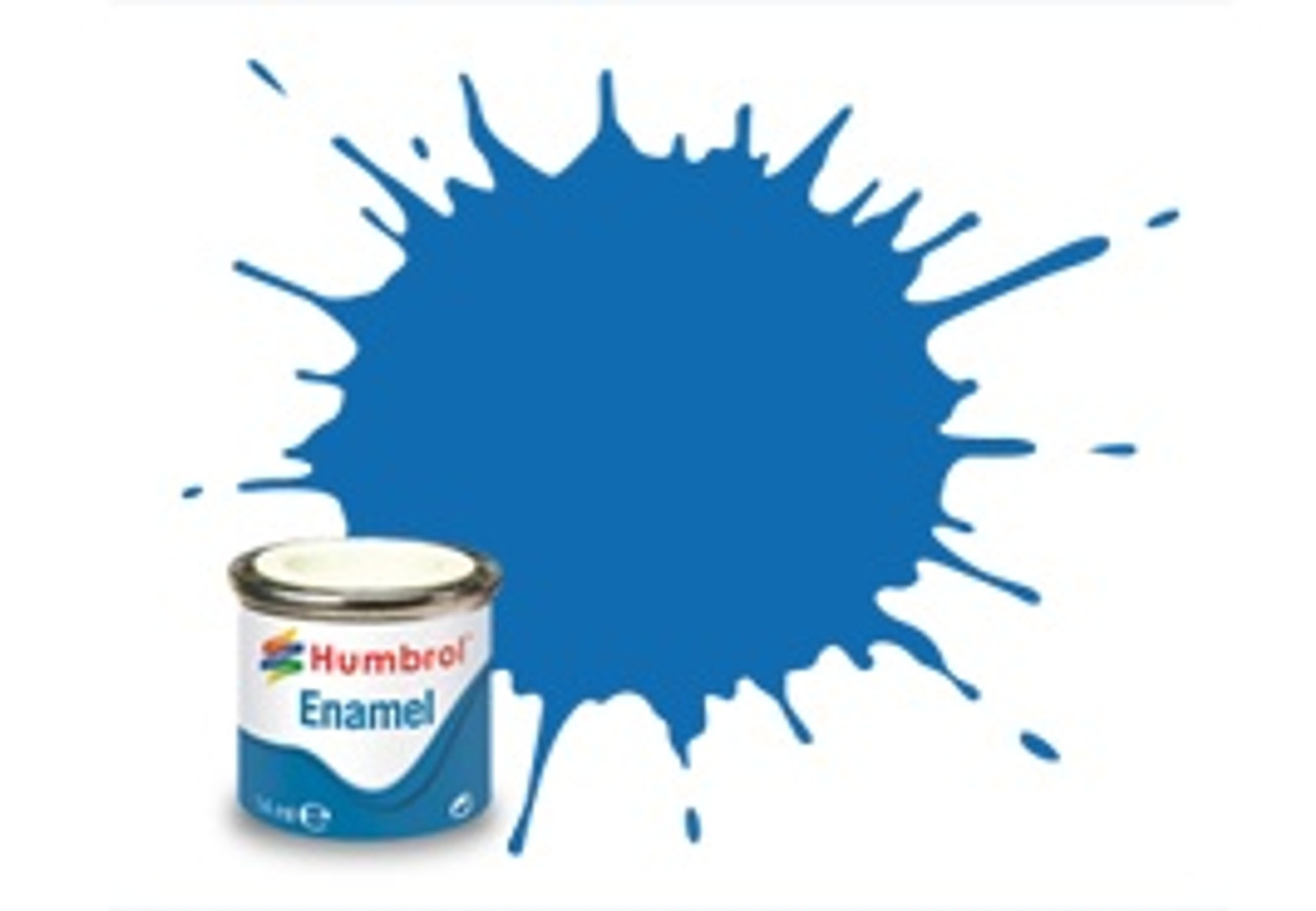 Humbrol Enamel Paint 52 Baltic Blue Metallic 14ml