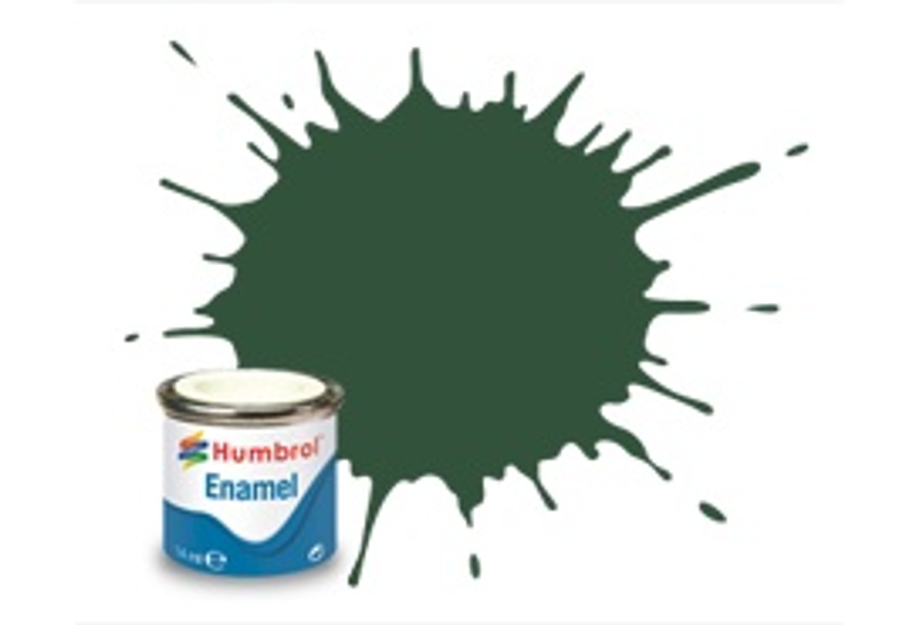 Humbrol Enamel Paint 78 Cockpit Green Matt 14ml