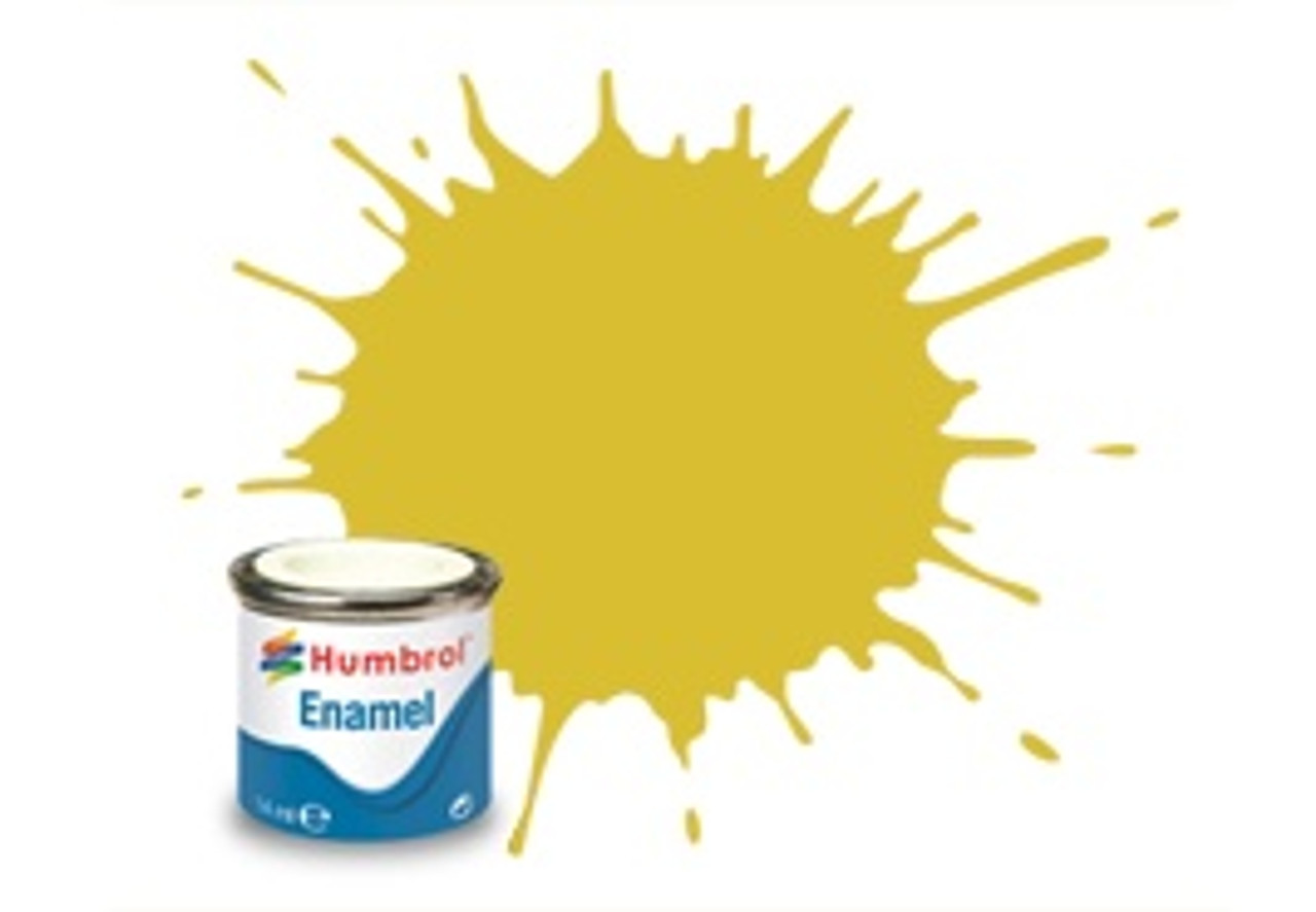 Humbrol Enamel Paint 81 Pale Yellow Matt 14ml
