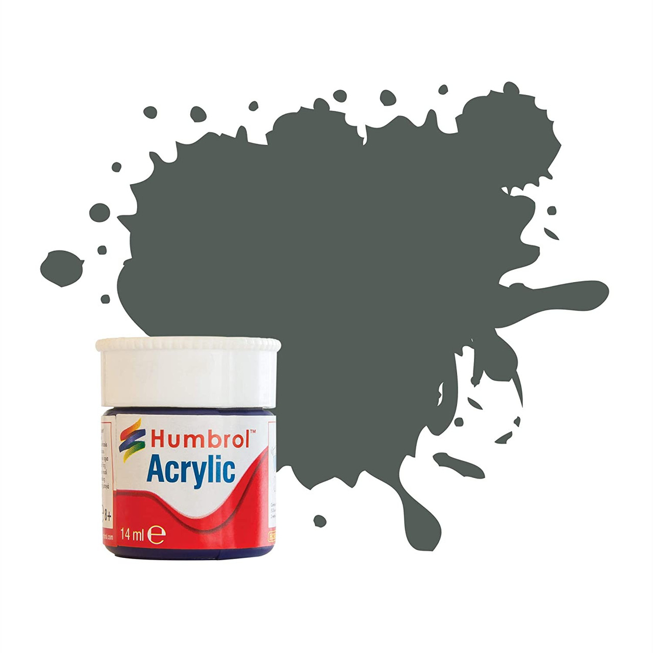 Humbrol AB0001 Acrylic Paint 1 Matt Grey Primer