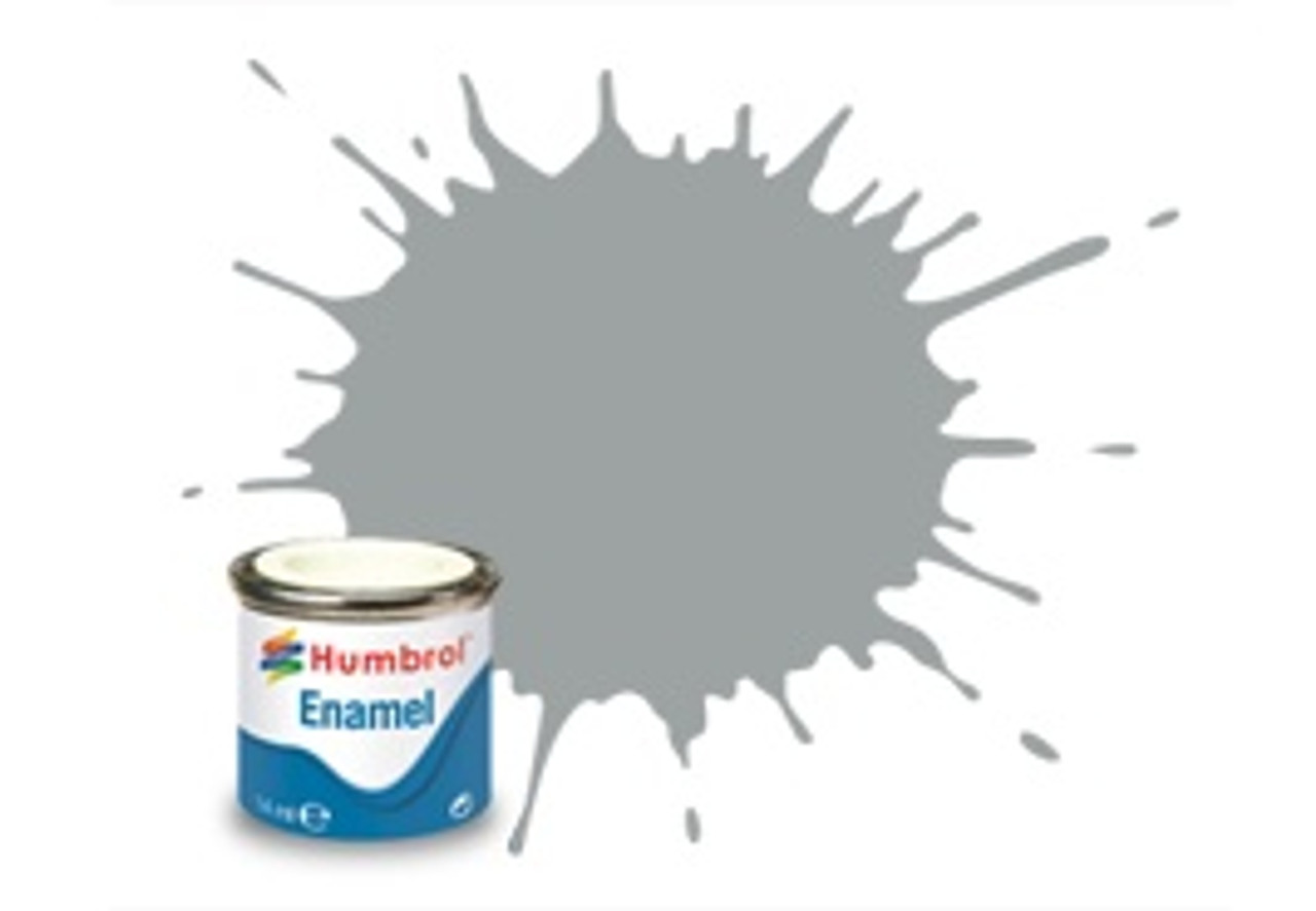 Humbrol Enamel Paint 129 US Gull Grey Satin 14ml