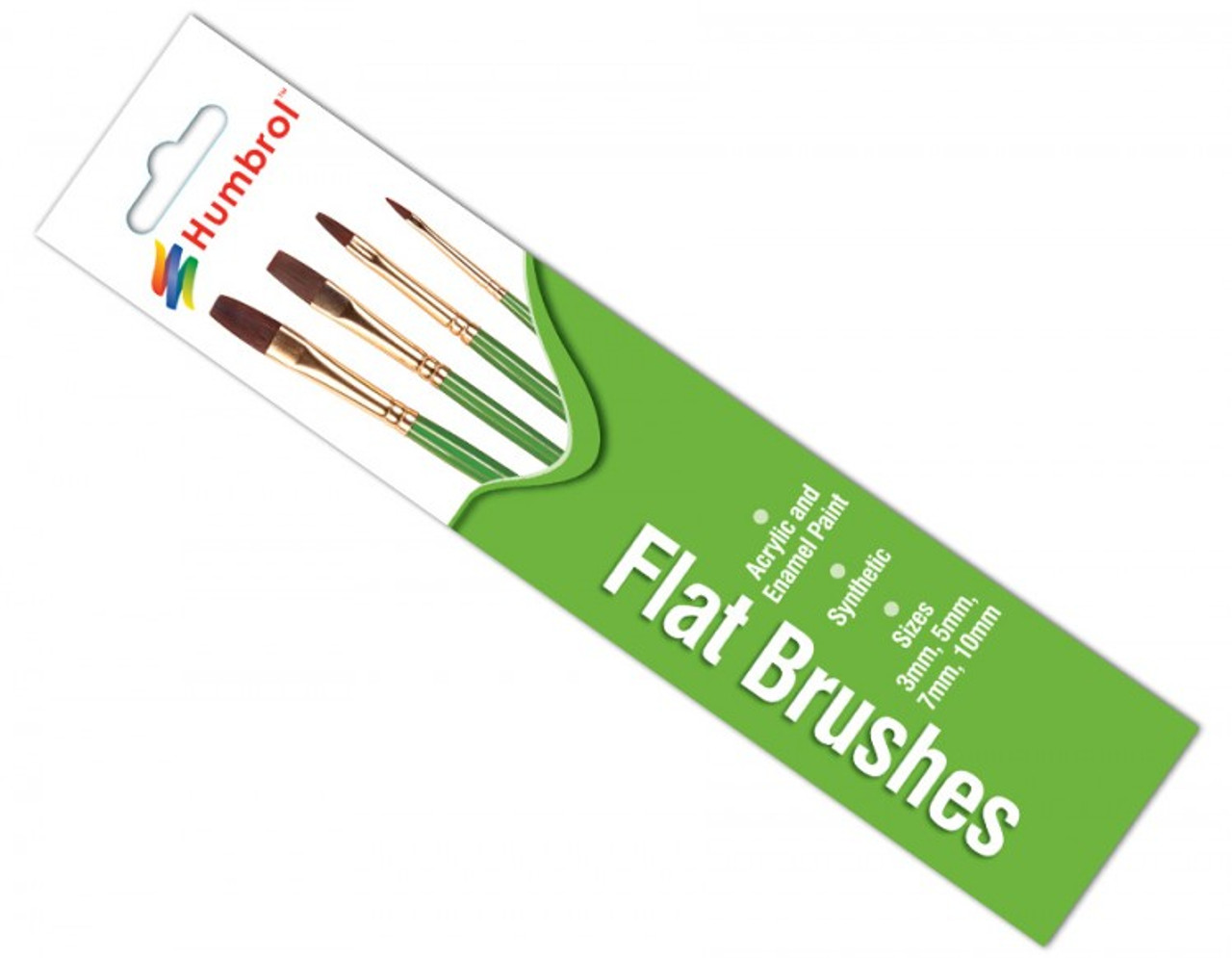 Humbrol AG4302 Flat Brushes Set