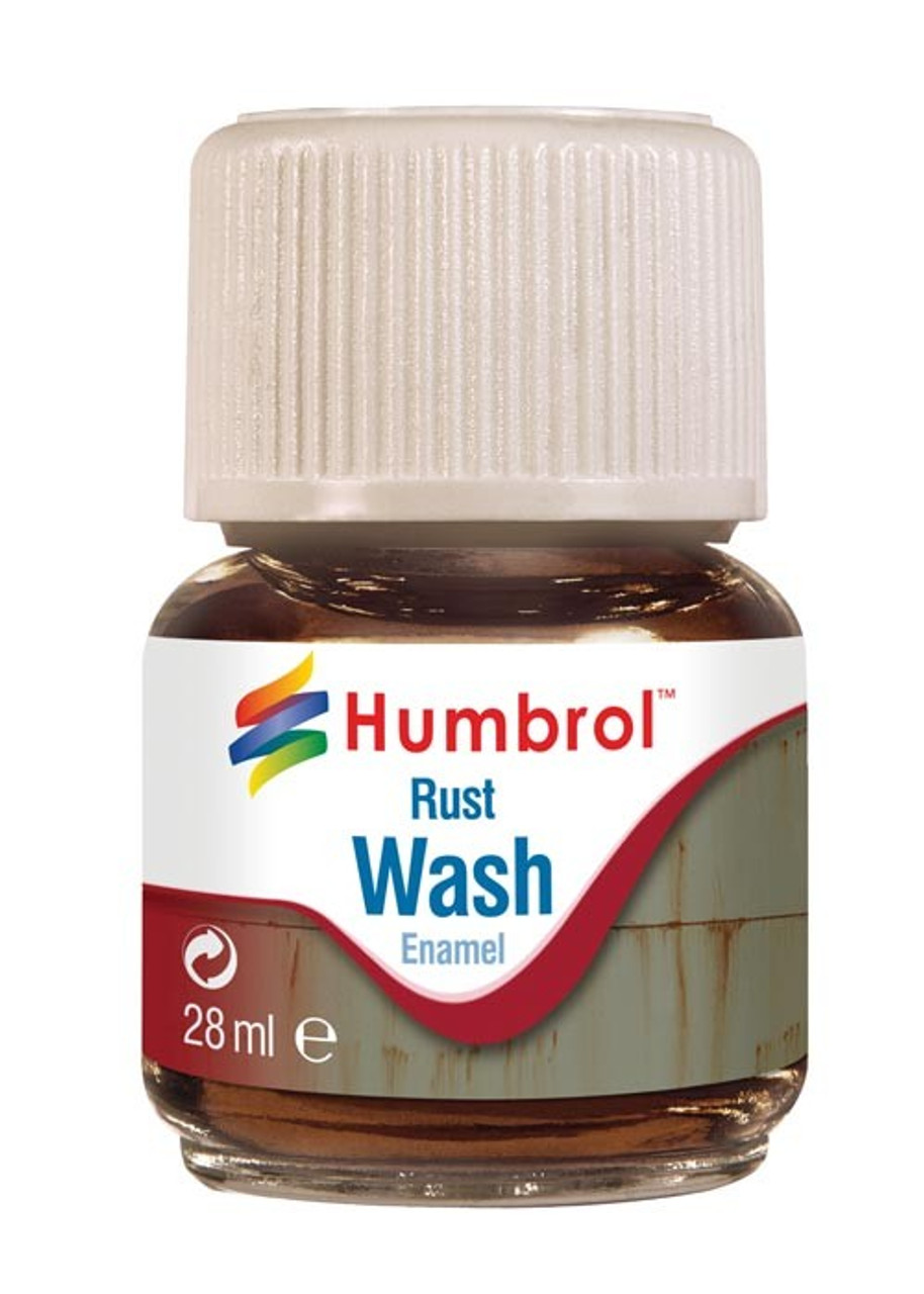 Humbrol AV0210 Enamel Wash Rust 28ml 