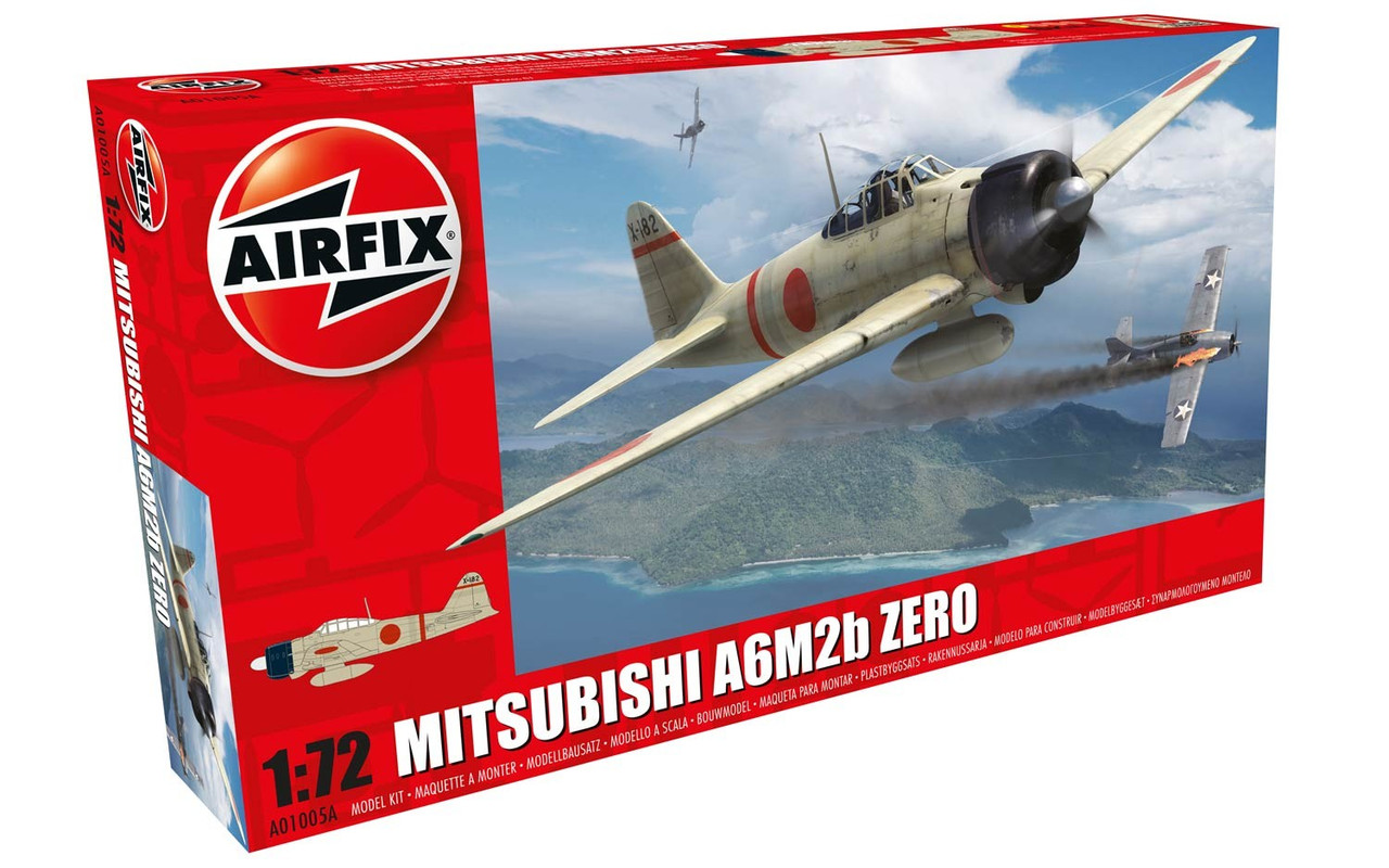 Airfix A01005A Mitsubishi A6M2b Zero 1:72 Scale Model Kit