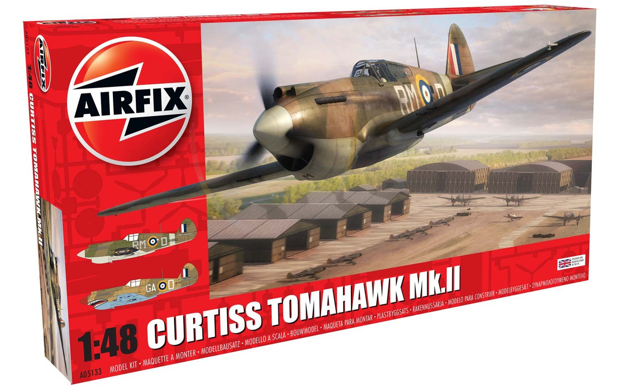 Airfix A05133 Curtiss Tomahawk MK.IIB 1:48 Scale Model Kit