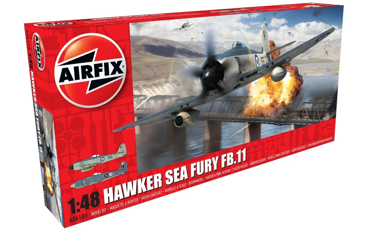 Airfix A06105 Hawker Sea Fury FB.II 1:48 Scale Model Kit