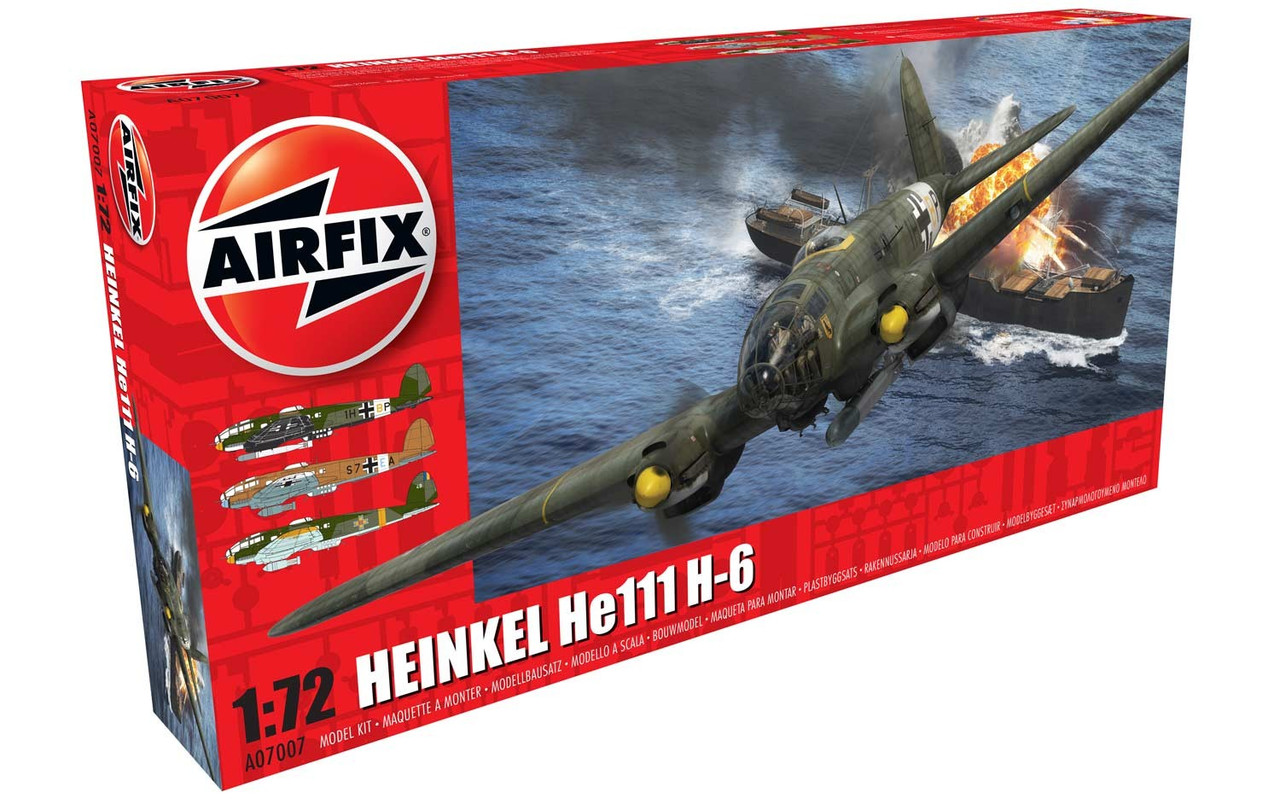 Airfix A07007 Heinkel He.111 H-6 1:72 Scale Model Kit