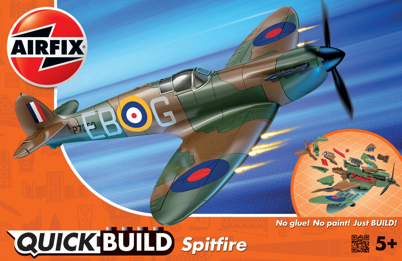 Airfix J6000 QUICKBUILD Spitfire I - Scale Model Kit