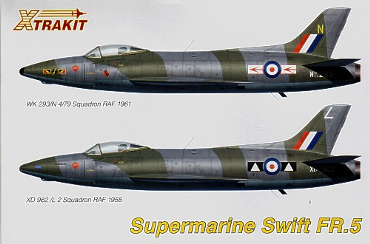 Xtrakit XK72012 Supermarine Swift FR.5 1:72 Scale Model Kit