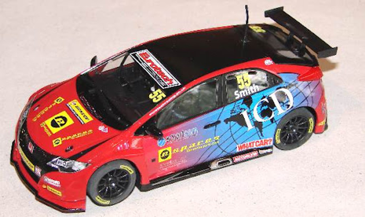 Scalextric C3860 BTCC Honda Civic Type R (Jeff Smi