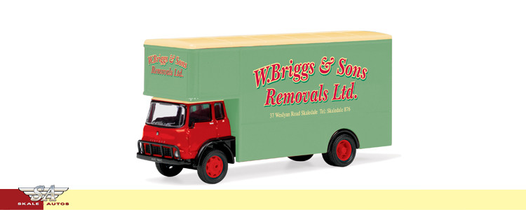 Hornby R7015 Hornby Skale Autos 1:76 Scale Pantechnicon W Briggs Removals Minbox 5.5" Model Railway Accessories