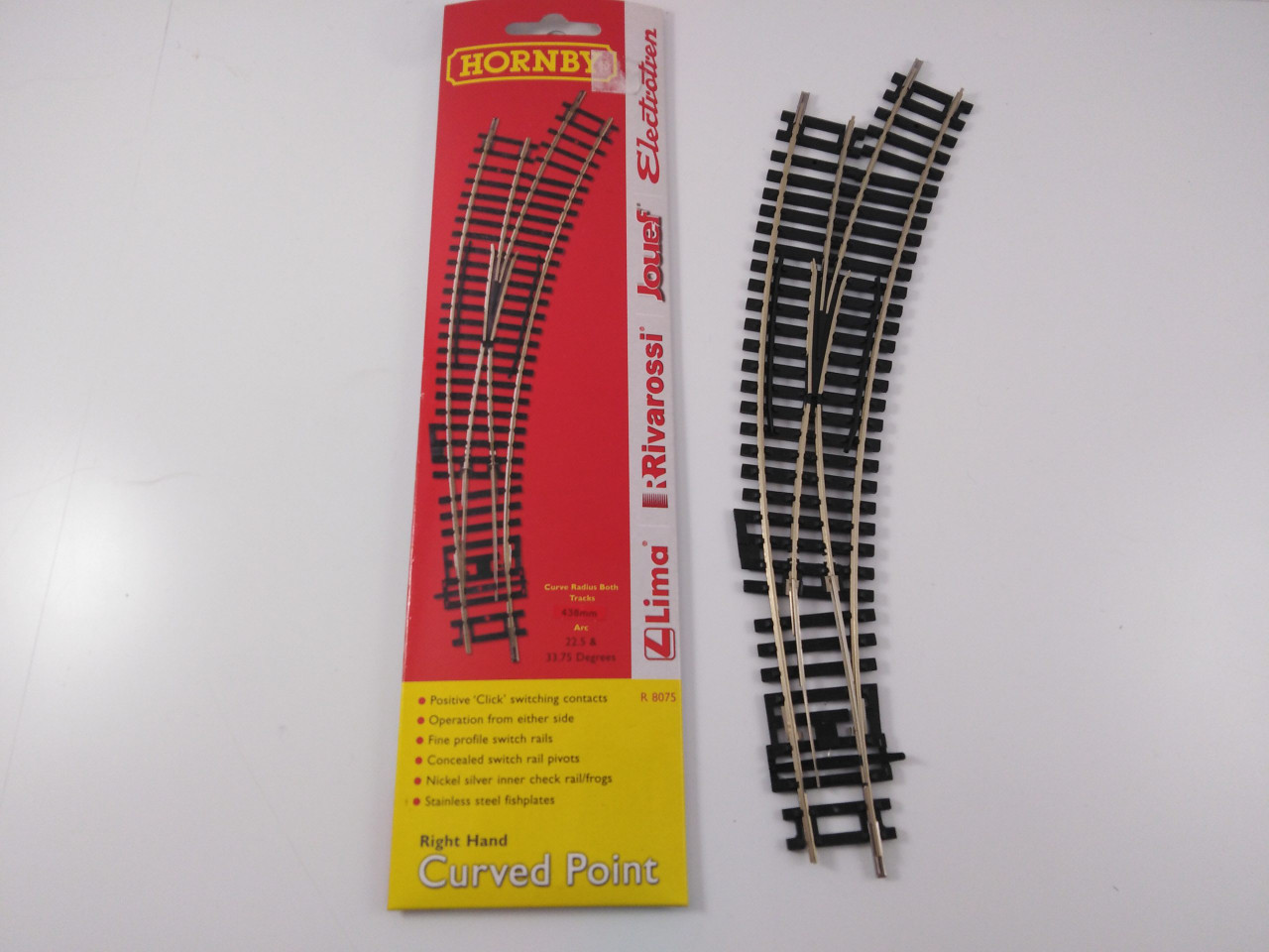 Hornby R8075 Curved Point R/H  Model Railway Accessories