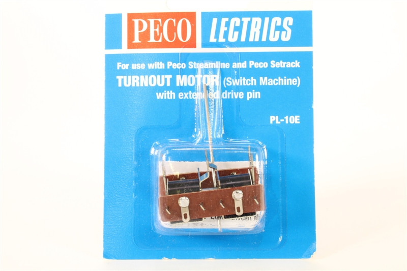 Peco Lectrics PL-10 OO Gauge Turnout Motor / Point Machine – PL-10E Extended & PL-10W Options – Used
