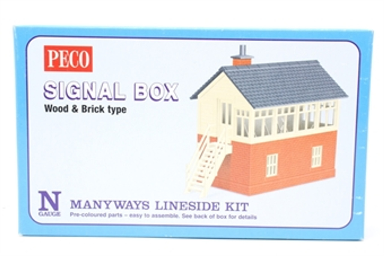 Peco NB-3 Lineside Kits Signal Box, brick type N Gauge Rail Accessories