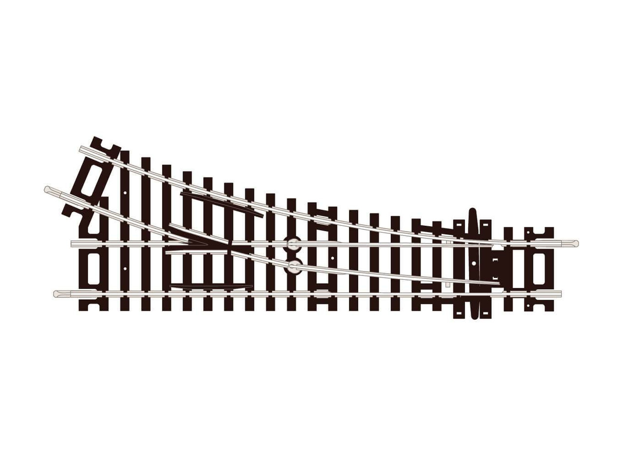 Peco ST-240 Track Code 100 No.2 Radius, R/H Turnou