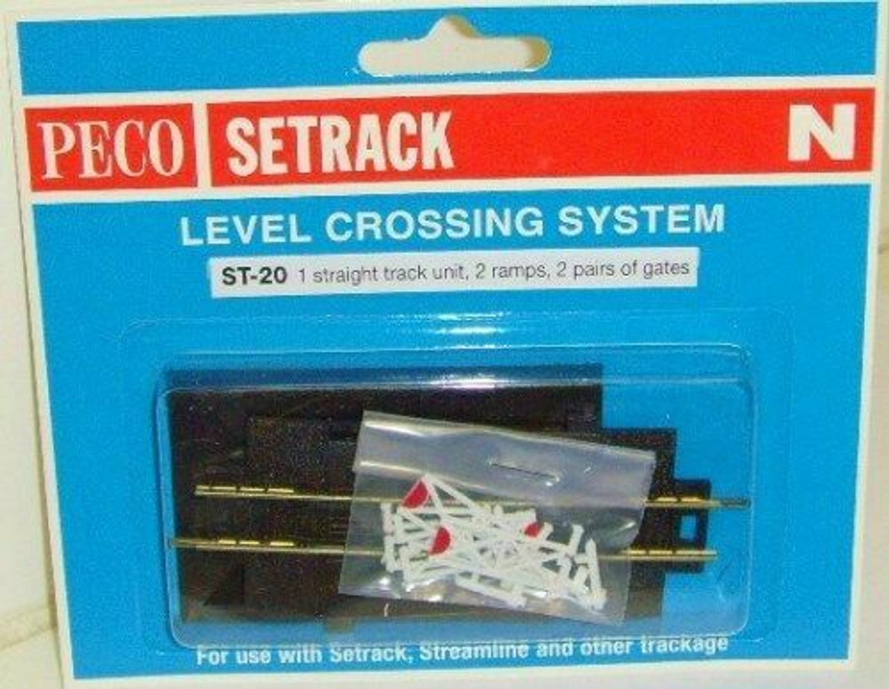 Peco ST-20 Track Accessories Straight Level Crossi