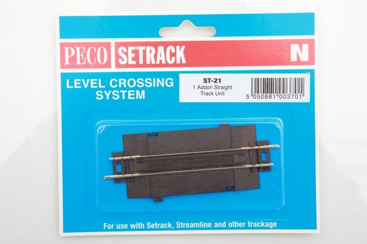Peco ST-21 Track Accessories Straight Track Addon