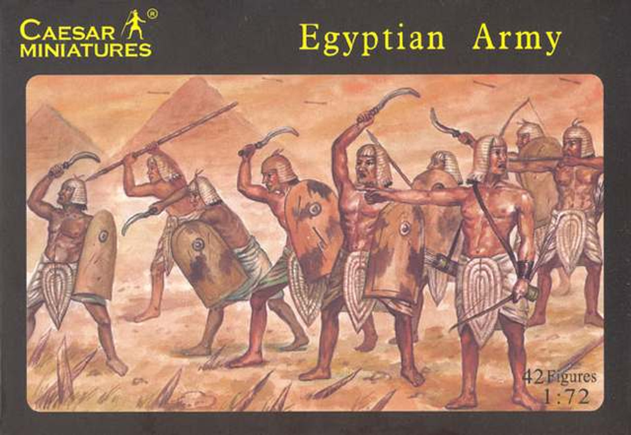 Caesar Miniatures H009 Egyptian Army Figures 1:72 Scale