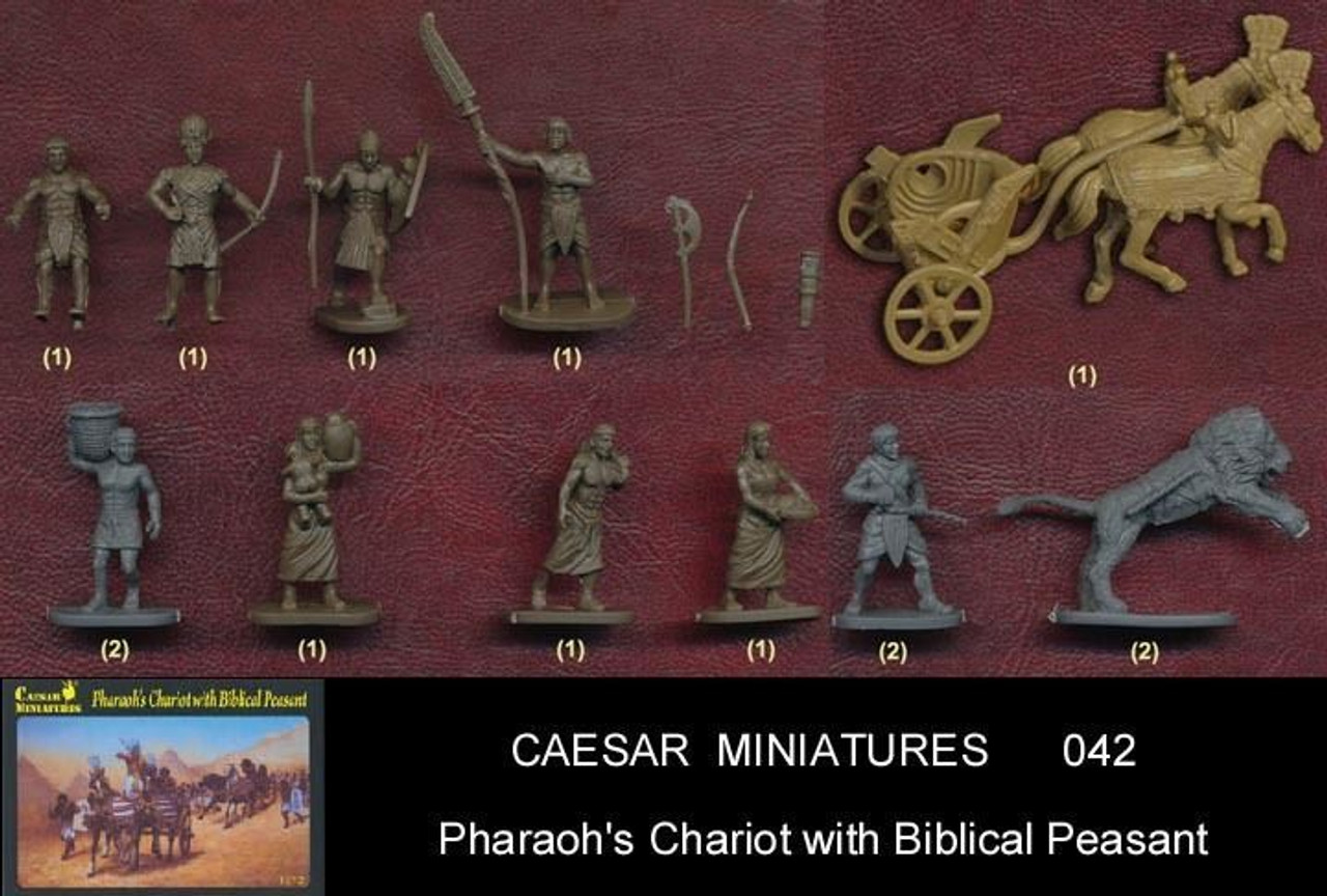 Caesar Miniatures H042 Pharaoh's Chariot with Bibl