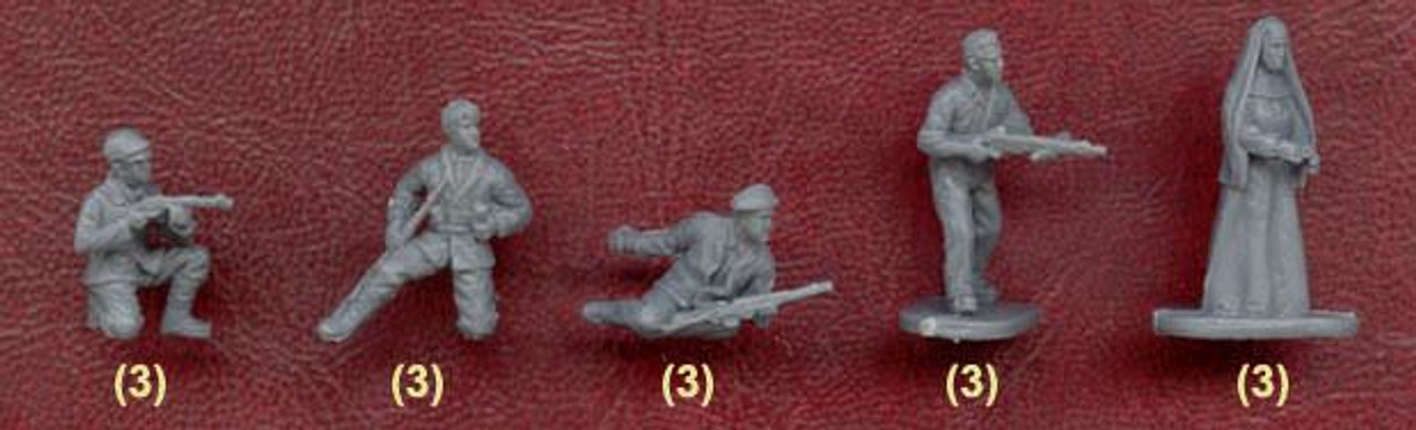 Caesar Miniatures H056 WWII Partisan In Europe Fig