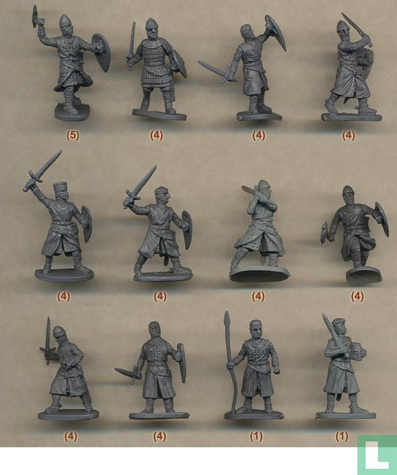 Caesar Miniatures H086 Dismounted Crusaders  Figur