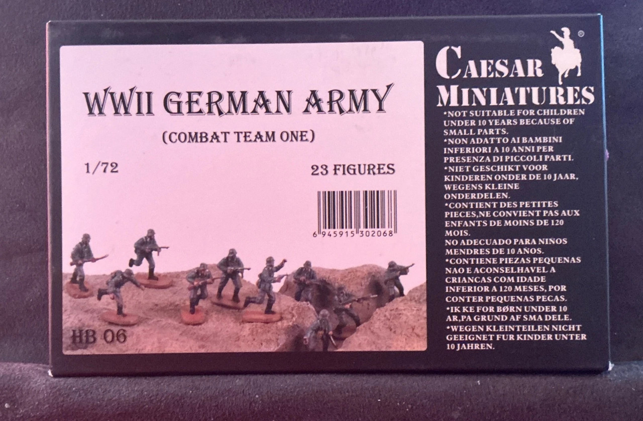 Caesar Miniatures HB06 WWII German Army Combat Team One