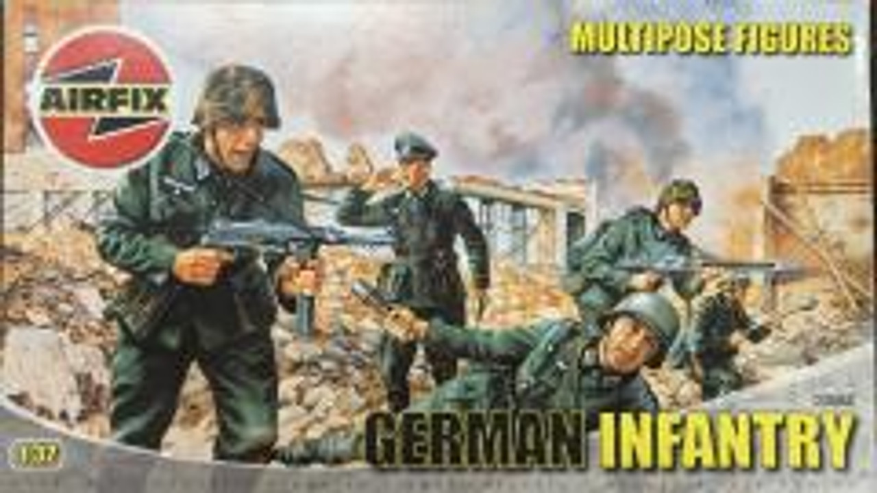 Airfix A03582 German Infantry Multipose Figures 1:32 Scale Model Kit