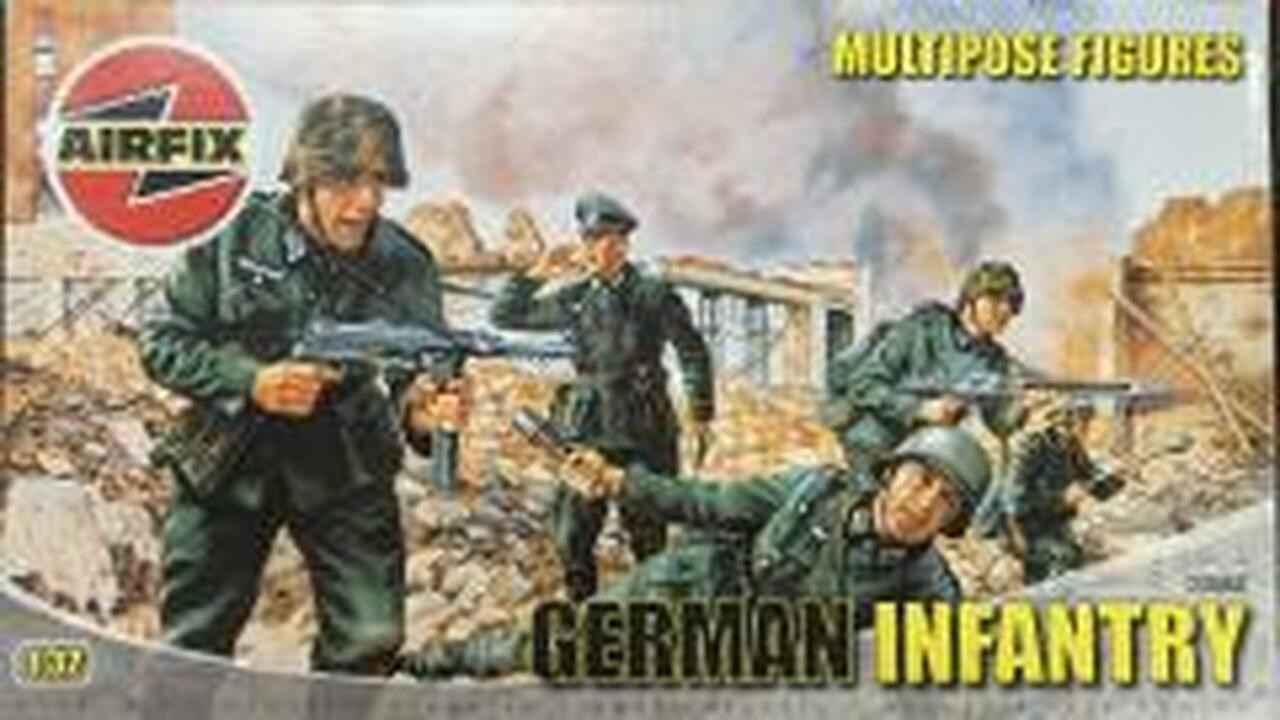 Airfix 03582 German Infantry 1:32 (54mm) Multipose Figures