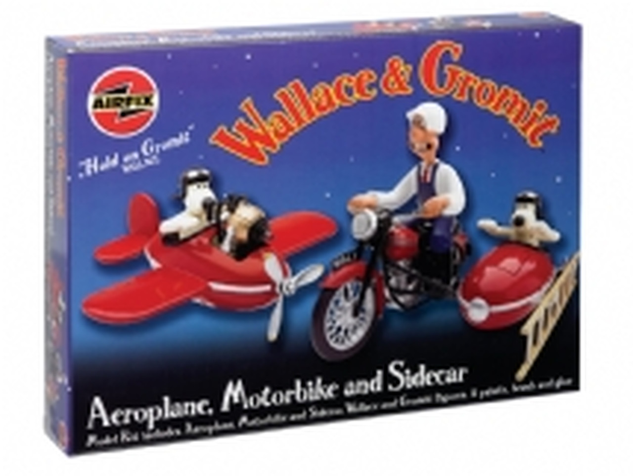 Airfix 50100 Wallace & Gromit /Aeroplane & Motorbike