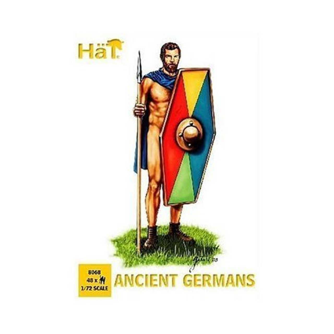 HaT 8068 Ancient German Warriors 1:72 Scale Figure