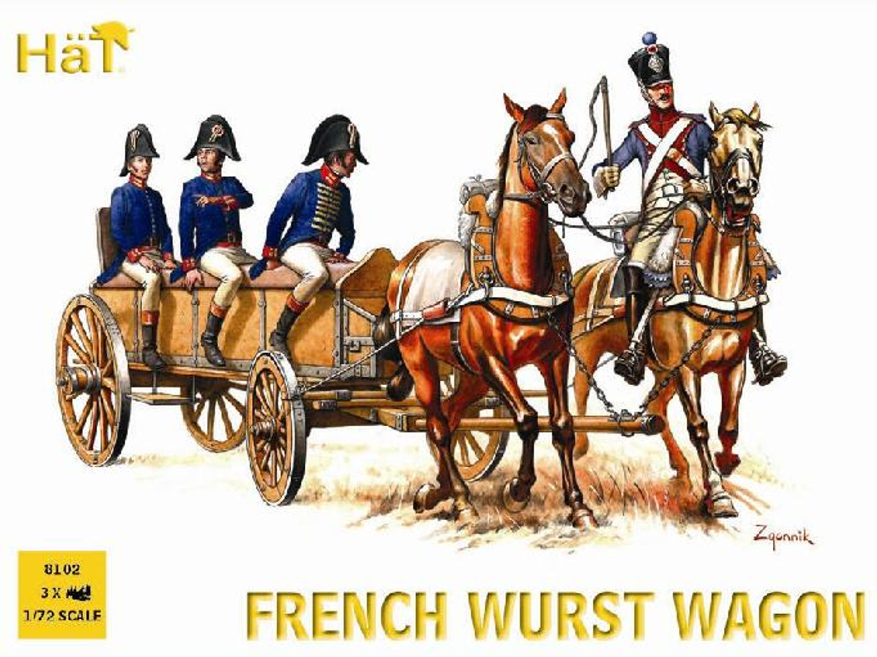 HaT 8102 Napoleonic French Wurst Wagon 1:72 Scale