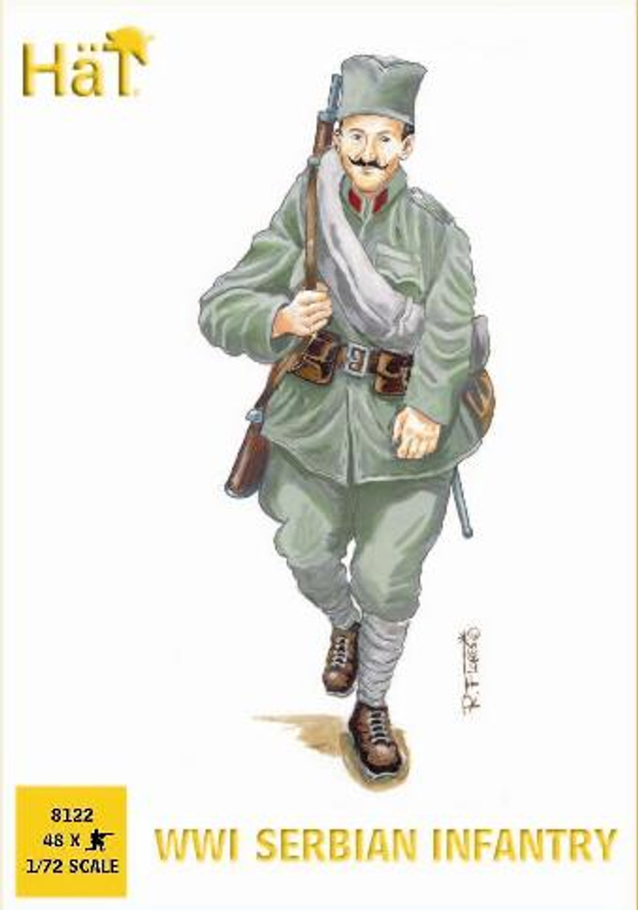 HaT 8122 WWI Serbian Infantry 1:72 Scale Figures