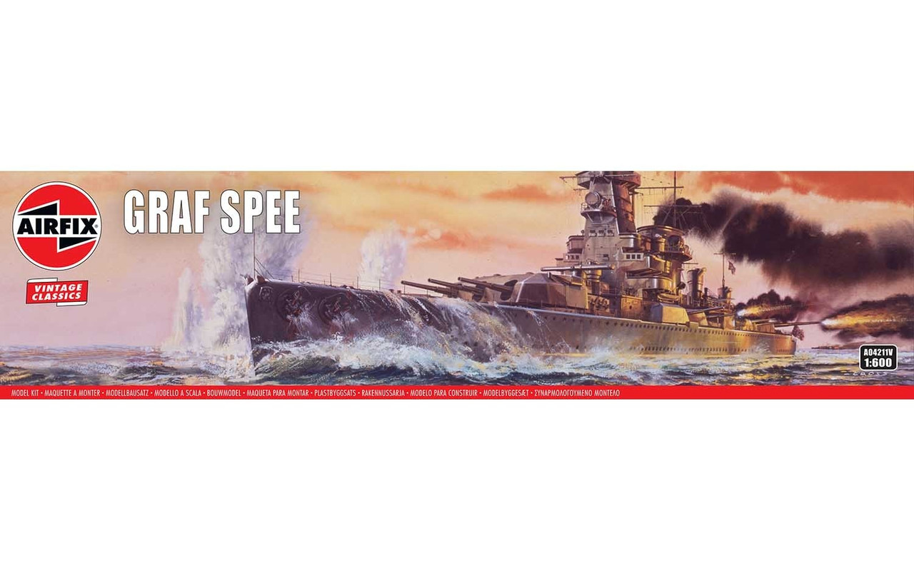 Airfix A04211V Graf Spee 1:600 Scale model kit