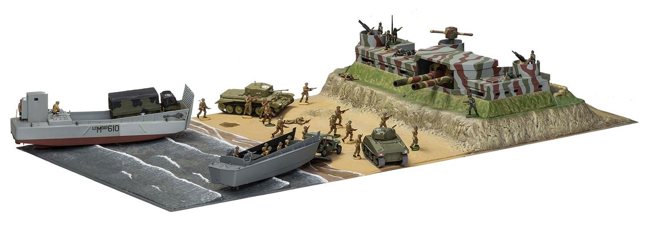 Airfix A50162A D-Day Operation Overlord Set 1:76 Scale Model Kit