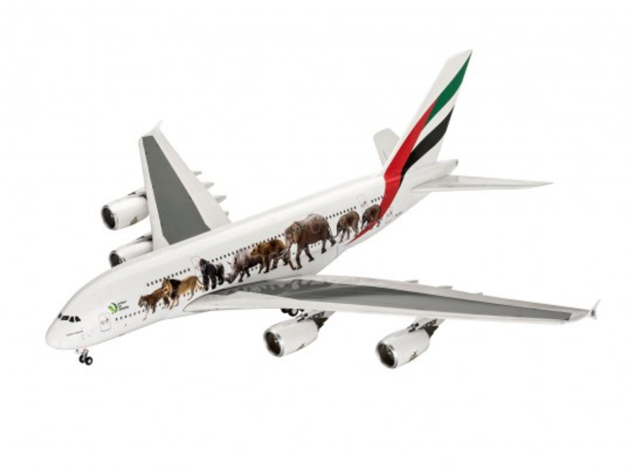 Revell 03882 1:144 Emirates A380-800 united for wildlife