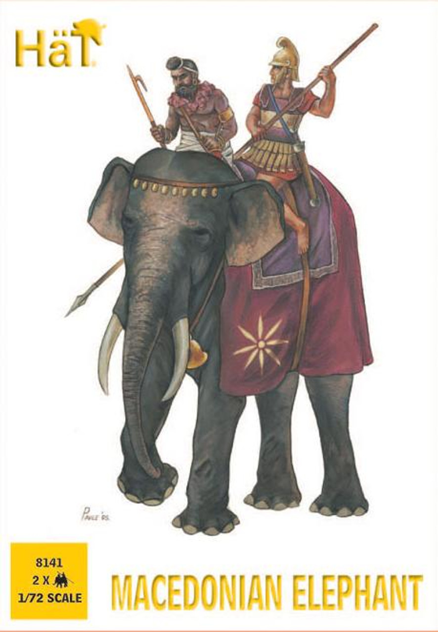 HaT 8141 Macedonian Elephant 1:72 Scale Figures