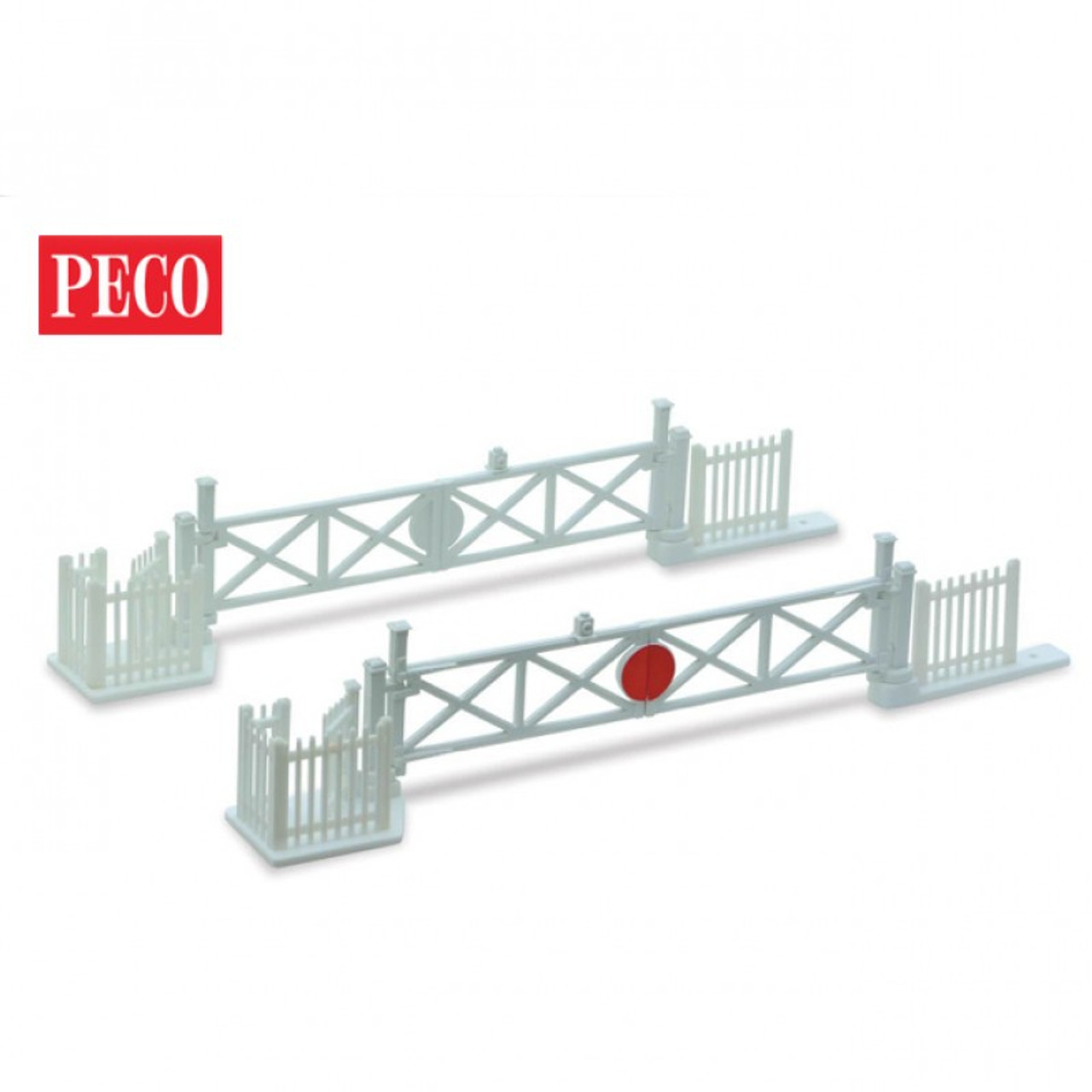 Peco NB-50 N level Crossing Gates (pack contains 22 items)