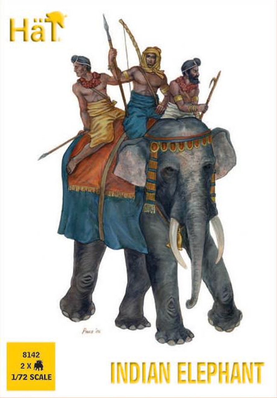 HaT 8142 Indian Elephant 1:72 Scale Figures