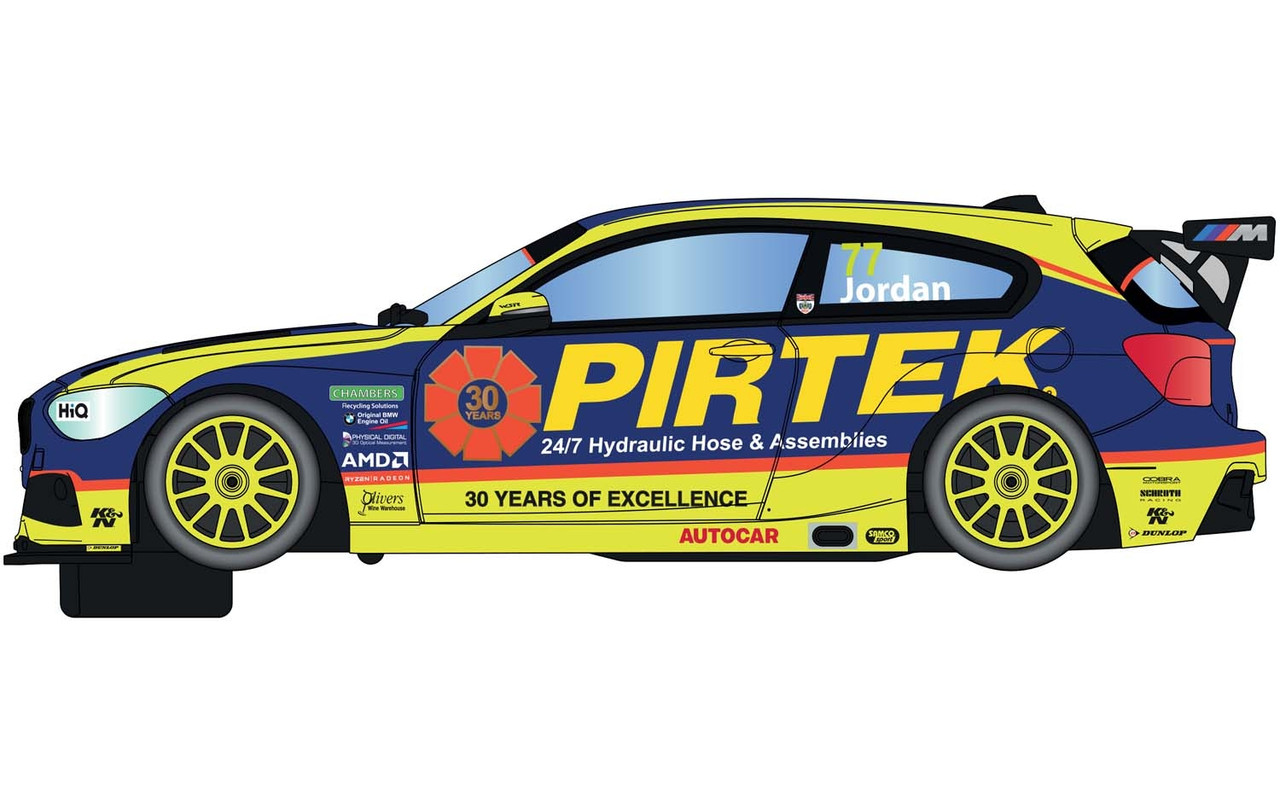 Scalextric C4018 BMW 125i BTCC 2018 - Andrew Jordan