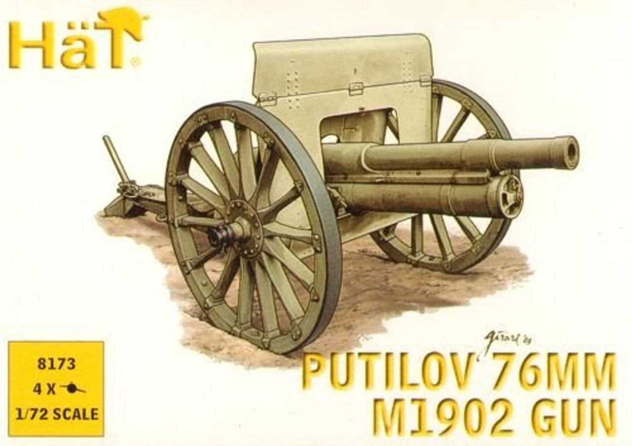 HaT 8173 76.2mm Putilov m/02 1:72 Scale Figures