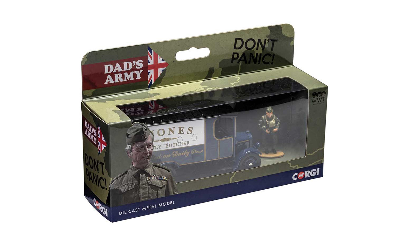 Corgi CC09003 Dad's Army J. Jones Thornycraft Van & Mr Jones figurine