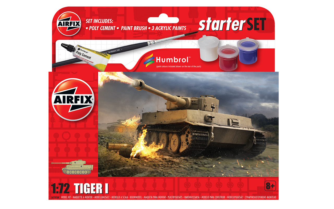 Airfix A55004 1:72 Tiger I starter kit