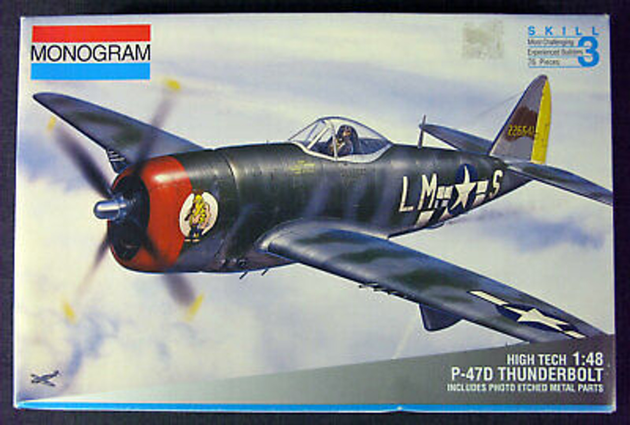 Monogram 5487 1:48 High Tech (includes photo etched metal parts) P-47D Thunderbolt