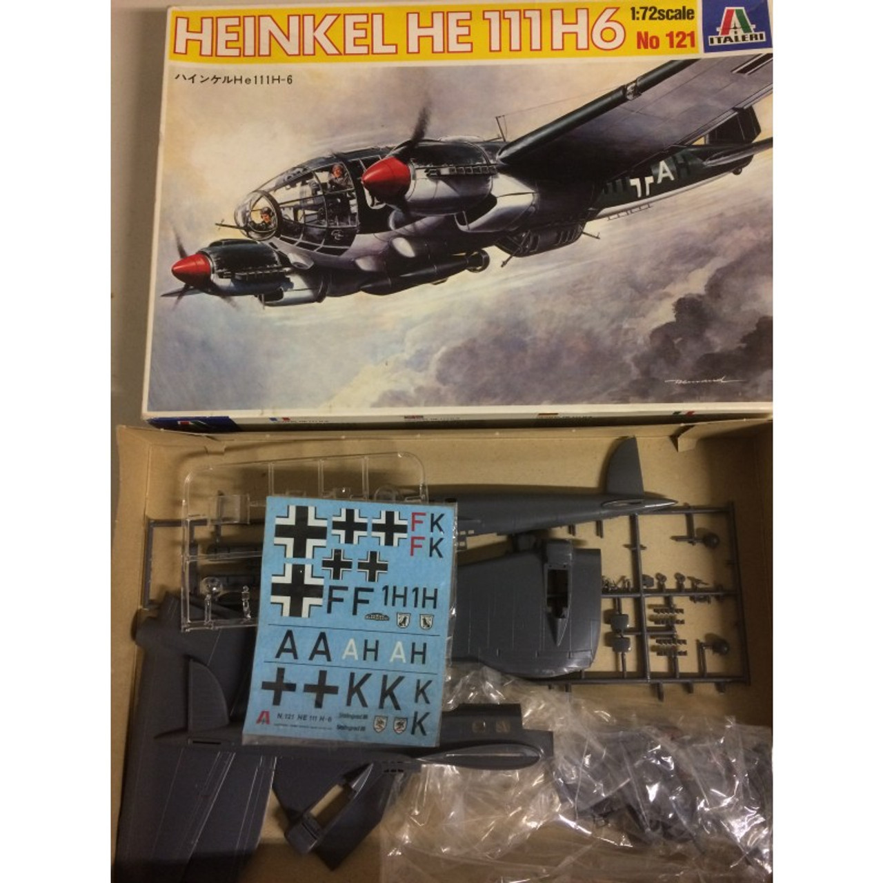Italeri N0.121 1:72 Heinkel He111H6