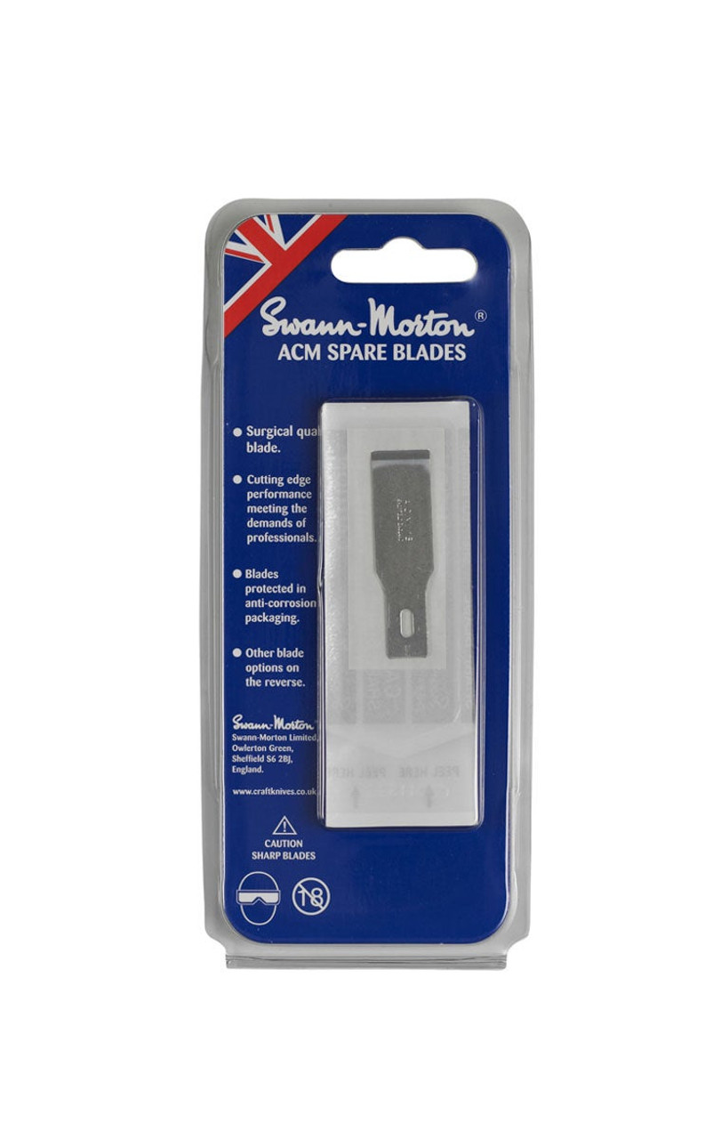 Swann-Morton 5 x no. 18 A.C.M. blades